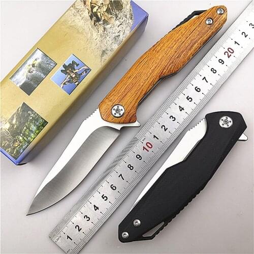 Pocket EDC Knife KESIWO KS12 Ball Bearing Flipper Folding Knife D2 Blade Camping Outdoor Hunting Hiking Knives Garden Hand Tool