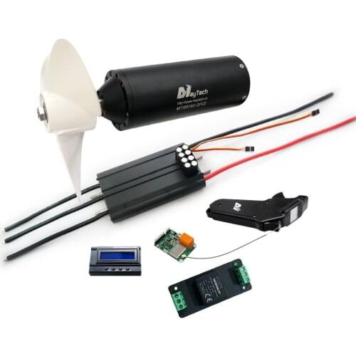 Maytech Efoil Watercooled 300A ESC MTSKR1905WF Waterproof Remote 65162 Waterproof Motor with Propeller 12V 30W Water Pump