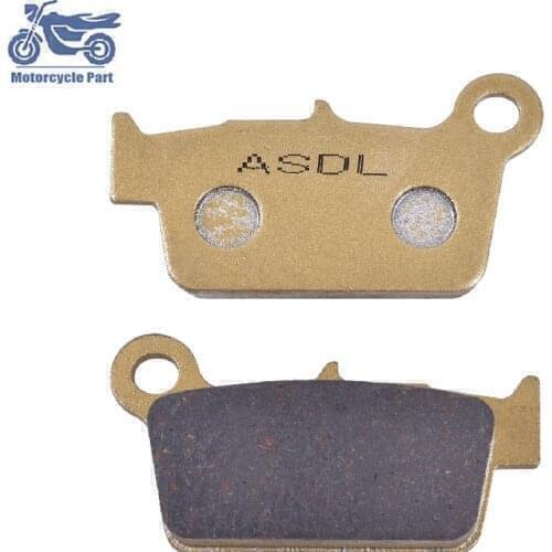 Motorcycle Rear Brake Pads For BETA Urban 125 Special Alp 200 4T/349cc RR 250 4T Enduro Urban 200 Special 2005-2011 2012 2013