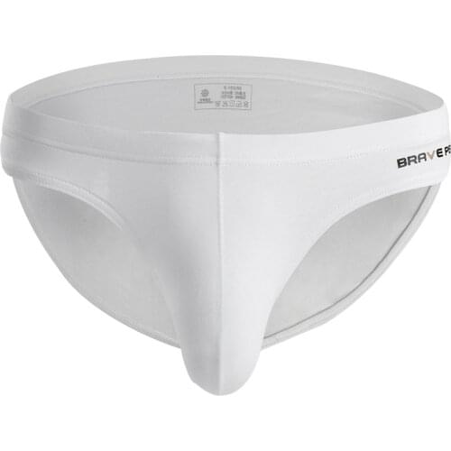 Hot Sale Men Cotton Briefs for Man Bikini Sexy Men Underwear Briefs U Convex Big Pouch Mlae Panties