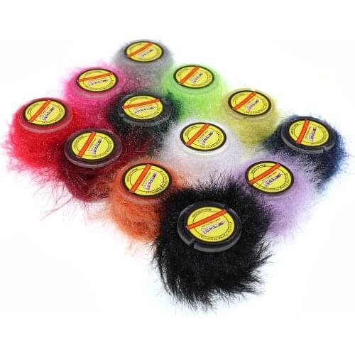 Vampfly 12spools tinsel dubbing flasher thread for tying leech flies streamers