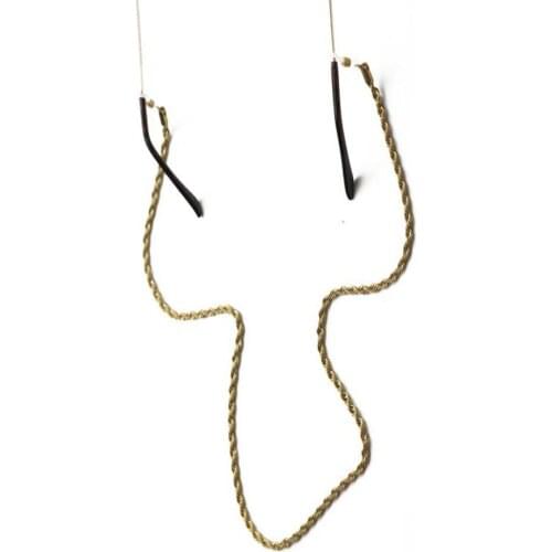 New arrival metal twisted flower chain sunglasses glasses chain 2020 fashion glasses anti-lost chain ladies party gift