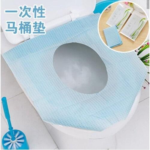 Disposable Travel Safety PE Plastic Toilet Seat Cover Mat portable