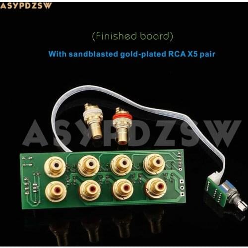 ZEROZONE 4 Way General type RCA Preamplifier Audio signal input Manual switch PCB/DIY Kit