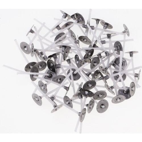 Prettyia 200X 30/35mm Pure White Cotton Cone Candle Wicks DIY Candle Making