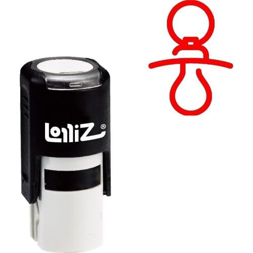 LolliZ Pacifier Self-Inking Rubber Stamp - Modern Symbol Series