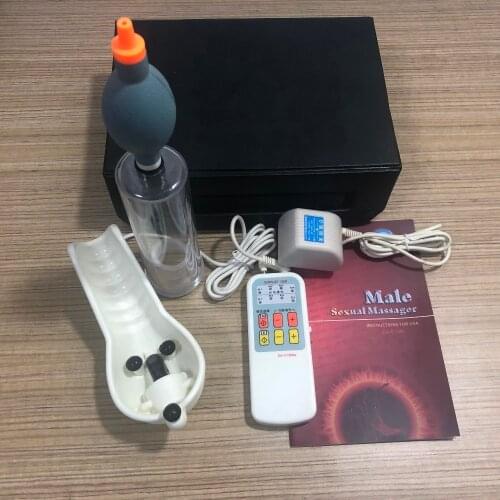 Electro&magnetic Prostate Therapy Pulse treatment device treat prostatitis, Penis Enlarger Enlargement VacuumPump Machine New