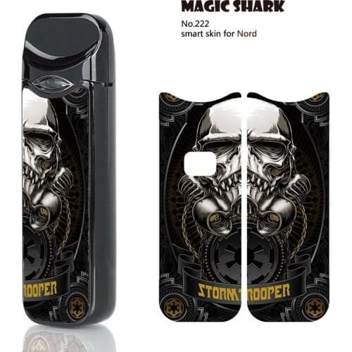Magic Shark Leopard Leaf Fashion Sticker Film for Smok Nord Case Cover for Smok Nord