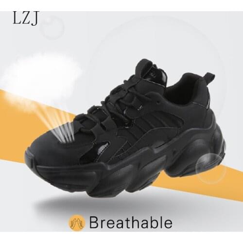 2021 Sneakers for Woman Shoes Lace Up Thick Platform Casual Shoes Woman Comfort Lady Walking Footwear Fashion Female Spring New