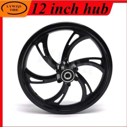 12 1/2x2 1/4 Wheel Hub 12 Inch Electric Bicycle Folding Front Wheel Hub 12x1.75/1.95/2.125 Aluminum Rim