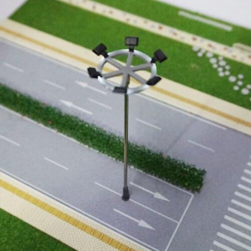 5Pcs 1:100 Scale Model Lights Lamp for DIY Miniature Layout Street Sand Table Scene Accessories