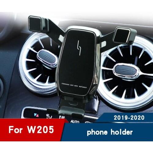 Car phone holder for Mercedes-Benz W205 C205 S205 coupe amg air vent Mobile phone stand c-class Mobile phone holder Accessories