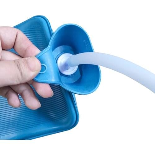 H7JC Colon Cleanse Enema Bag with Tubing Hot Water Bottle , Shower, Douche & Home Adult Enema Kit