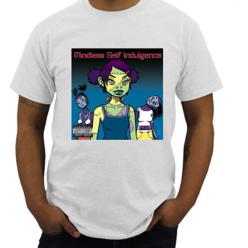 Cotton T Shirt Summer Tshirt FRANKENSTEIN GIRLS T shirt msi mindless self indulgence jamie hewlett frankenstein girls Teeshirt