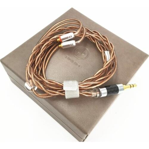 TinHiFi Earphones Case Box And TIN Heasets Upgrade Cable 6N OCC Single Crystal Copper Cable For TIN HiFi T2 P2 T4 T5 P1 T3 TA1
