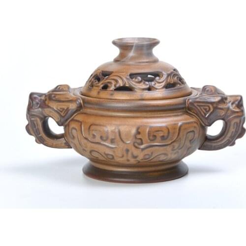 Classic vintage ceramic incense coil incense burner stove accessories fragrance incense coil incense road aromatic