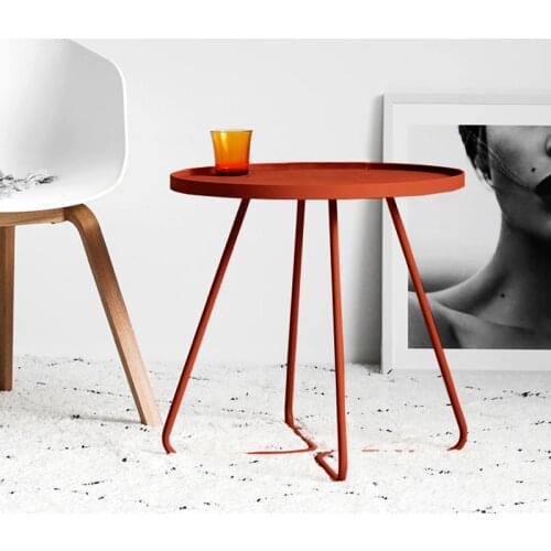 Coffee Table Living Room Circular Small Table Bed Side Bedroom Nordic Furniture Sofa Table Outdoor Balcony Garden Tea Table