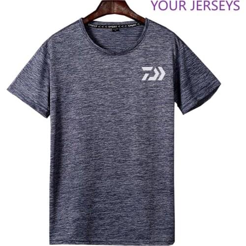 DAWAI DAWA Summer Fishing Clothes 2022 New Fishing Shirt Short Sleeve Breathable Quick-Dry Anti-UV Fishing Clothing