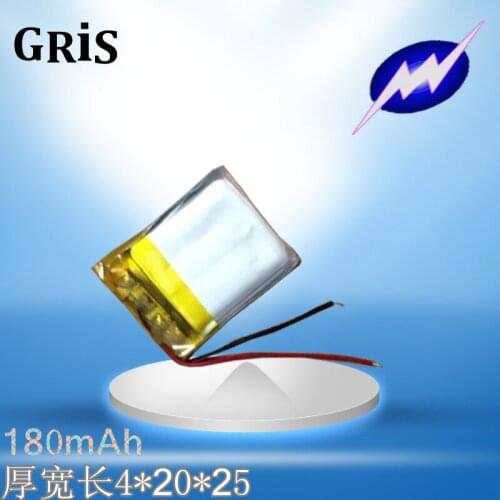 Qin Yu V8 recorder battery 042025402025 MP3 3.7V polymer lithium battery Bluetooth GPS Rechargeable Li-ion Cell