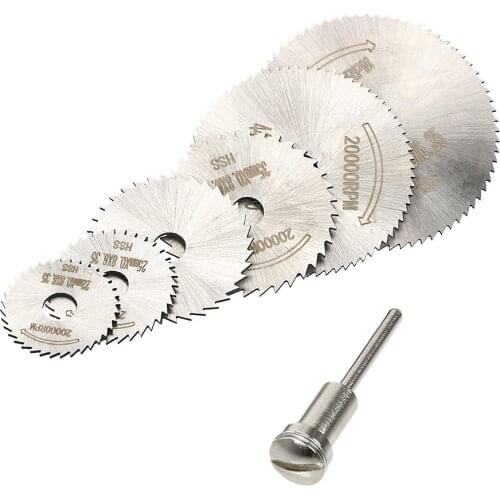 DIYWORK Small Cutting Chip Ultra Thin with Rod 22mm 25mm 32mm 35mm 44mm 50mm for Electric Drill Carpentry Saw High Speed Steel