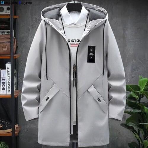 Matsuhara Taeyeon Men's Trench Coats
