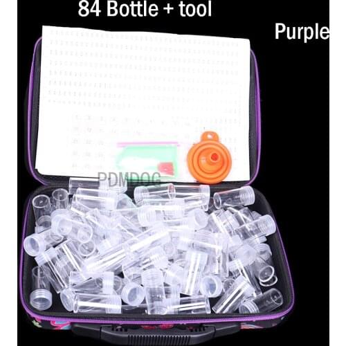 80boxs diamond painting drill box Butterfly Diamond Embroidery Accessories diamond mosaic Carry Case Storage Box Hand Bag Tools