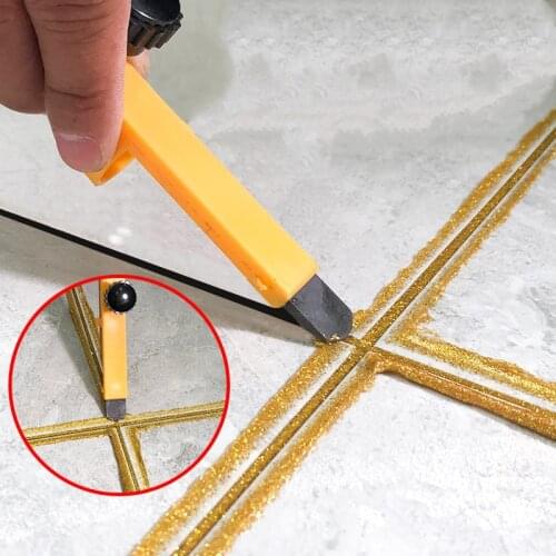 New Tile Grout Sealant Pressed Seam Stick Tungsten steel ceramic floor wall construction tools Beauty Joint Glue cleaner remover