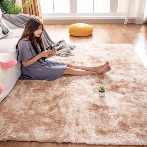 Motley Shaggy Fluffy Carpet For Living Room Home Bedroom Soft Plush Floor Rugs Kids Room Fur Area Livingroom Faux Rug Carpet