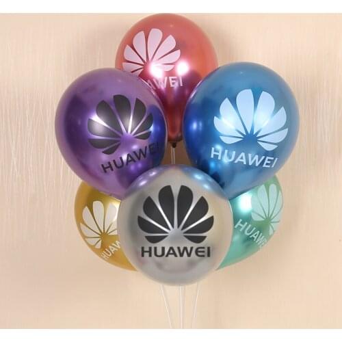 Custom Balloon Metallic balloon 100pcs personalized print balloon letters text own logo printing advertising customized balloons