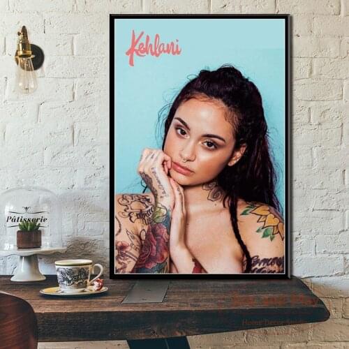 Posters And Prints Kehlani Pop Music Singer Star Canvas Painting Wall Art Picture Vintage Poster Decorative Home Decor Tableau