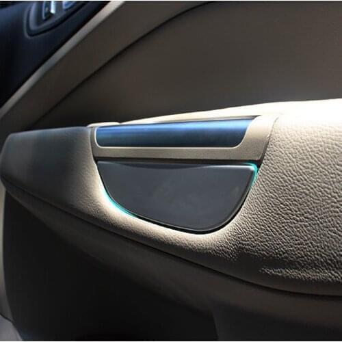 Car styling Interior front door handle bowl panel insert inside storage box trim Accessories Fit For Ford Kuga Escape 2013-2016