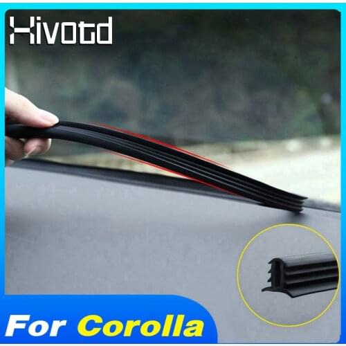 Dashboard Sealing Strip Interior Central Control Edge Protection Soundproof Accessories Car Styling For Toyota Corolla E210 2021