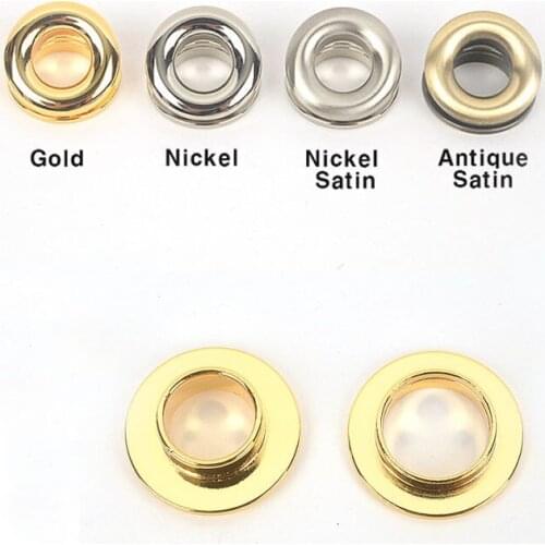 10mm eyelet with washer - Gold, Silver, Antique