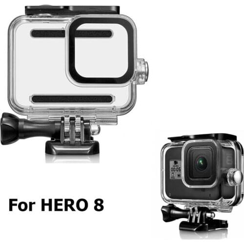 60M Waterproof Housing Case for GoPro Hero 8 Black Diving Protective Underwater Dive Cover for GoPro8 action camera Accessories