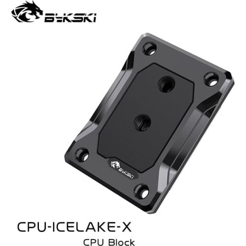 Bykski CPU Water Block Only Use for INTEL LGA4189 / ICELAKE Black POM and Copper Version Water Cooling Radiator / CPU-ICELAKE-X