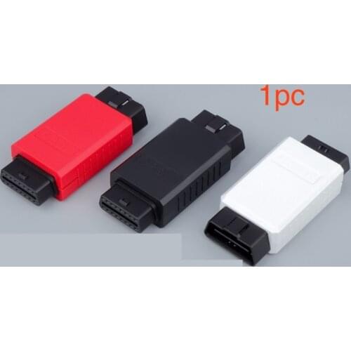 1pc Automobile car OBD2 OBDII 16pin male to female shell one to one extension plug assembly detachable connector housing