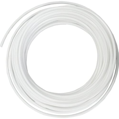 10 Meters PE Plastic Tube water Hose diameter 6.35mm for Garden Mist Spray System Water Cable Hose White