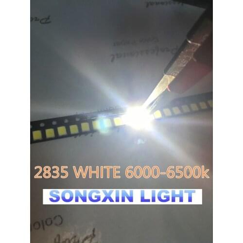 4000pcs/lot 0.2W SMD 2835 LED Lamp Bead 20-22lm White SMD LED Beads LED Chip DC3.0-3.6V for All Kinds of LED Light