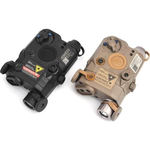 Airsoft LA-5C PEQ15 IR Green Dot Laser Sight with White LED Flashlight Tactical UHP LA5C PEQ 15 Hunting Rifle Arma Scout Light