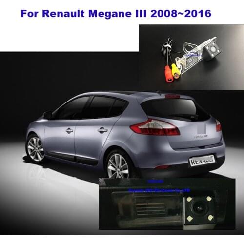 Yessun Car Rear View Camera HD Night Vision Reverse Camera IP67 DC 12V For Renault Megane III 2008~2016 license plate camera