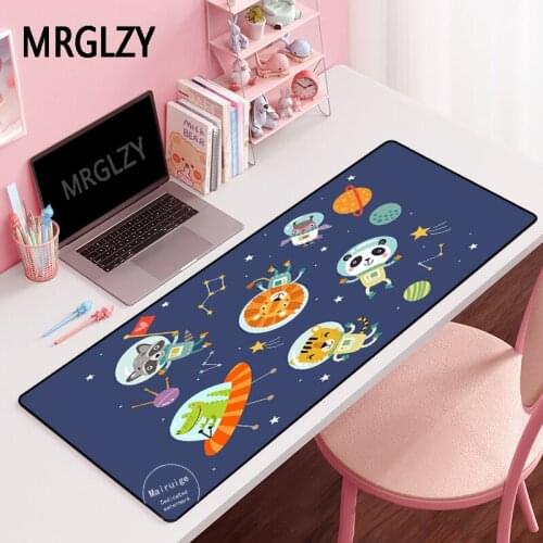 MRGLZY Cartoons Animal Large Gamer Space 40X90CM Mouse Pad XXL Long MousePad Carpet Laptop Gaming Accessories Desk Mat for Csgo