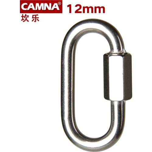 CAMNA Outdoor high quality lock climbing stainless steel climbing lock Spider-man project protection master lock steel lock12mm