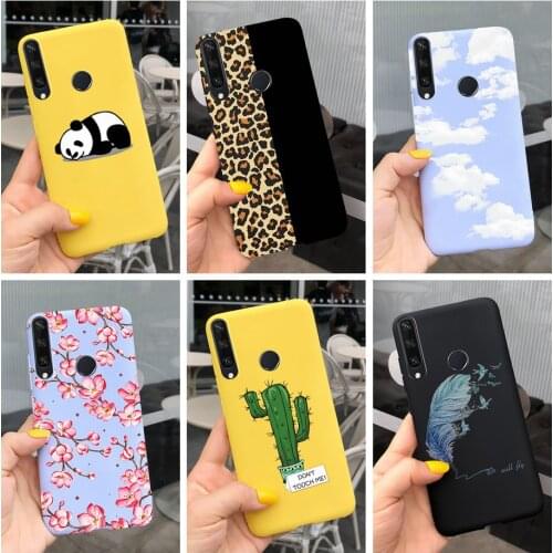 For Huawei P40 Lite E Case Cute Candy Painted Cover Soft Silicone Phone Cases For Huawei P40 Lite E P 40 LiteE Back Cover Bumper