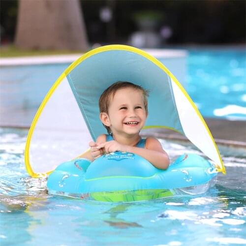 Baby Swimming Pool Inflatable Swimming Ring Pool Accessories Summer Shading Circle For Swimming Children Baby Buoy