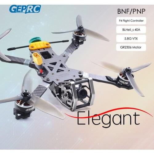 GEPRC Elegant 230mm Wheelbase PNP / BNF frame kit for RC FPV Racing Drone Quadcopter motor ESC propeller