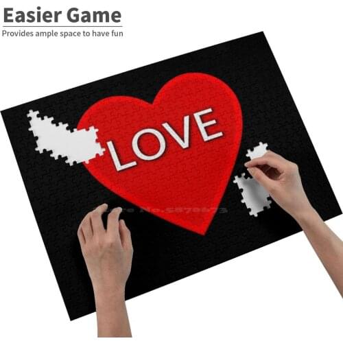 It Must Be Love Jigsaw Puzzle 500 Pieces Puzzle Game Wooden Educational Toys Love Birds Affection Caring Loving Valentine