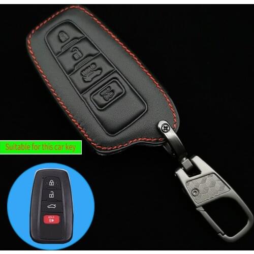 Hot Style Key Cover Case For Toyota Camry Corolla Crown Rav4 Highlander Chr C-HR Prius Prado Land Cruiser 200 Lc200 Accessories