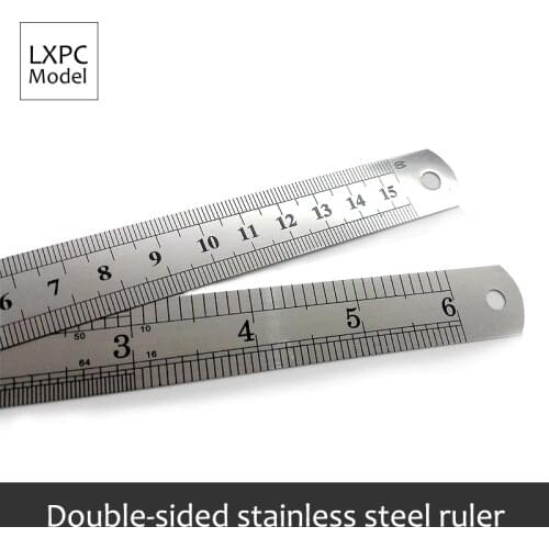 Model making tool Double-sided stainless steel ruler Special for marking 15cm