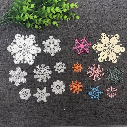 Bunnymoon snowflake Metal cutting dies stencil Greeting Card Decoration DIY Scrapbooking Scrapbook Paper Photo Album