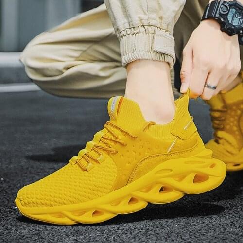 Damyuan Mens Casual Shoes Size 46 Comfortables Breathable Non-leather Casual Lightweight Gym Shoes Sneakers Jogging Footwear